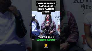 Domani Harris speaks on being his own individual artist hiphop podcasting101 rap domaniharris [upl. by Donn162]