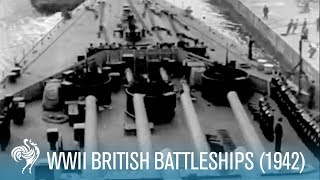 New British Battleships World War II 1942  British Pathé [upl. by Curtis]