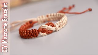 Macrame Bracelet  DIY  How To Make Macrame Bracelets  Creationampyou [upl. by Lekcim]