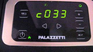 Palazzetti ecofire lola  Connaître la version de firmware  panneau de control  model poele [upl. by Bohi]