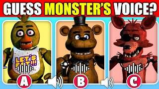 Guess The FNAF Characters by their Voice  Fnaf Quiz  Five Nights At Freddys  Freddy Chica [upl. by Ameehs132]