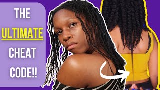 CHEAT YOUR WAY TO LONGER NATURAL HAIR FAST 3MONTH MINI BRAID CHALLENGE WEEK 2 [upl. by Dena810]