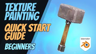 Texture Painting  Quick Start Guide  Blender [upl. by Sera]