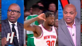 Inside the NBA Reacts to Julius Randles ThumbsDown to Knicks Fans  January 6 2022 [upl. by Nageet27]