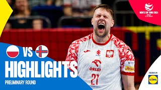 How did they turn it around  Poland vs Faroe Islands  Highlights  Mens EHF EURO 2024 [upl. by Irrahs]