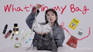 Whats in my bag 왓츠인마이백 패션 러버YJ의 꿀 템 발렌시아가 르카골 xs  최애 립스틱 amp 프레데릭말 향수  with 마이테레사 Mytheresa [upl. by Nnaes303]