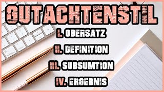 GUTACHTENSTIL in 4 einfachen Schritten erklärt [upl. by Nash]