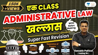 Ek Class Administrative Law Khallas  Khallas Series  Conceptual Sessions  Tansukh Paliwal [upl. by Notsgnik943]