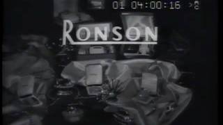 Ronson lighter shaver TV commercial mute [upl. by Ayotak]