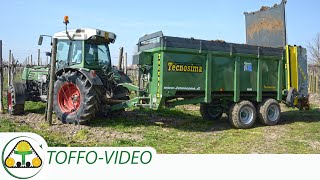 FENDT  spargiletame INTERFILARE Tecnosima  concimazione VIGNETI  2017 [upl. by Nakah]