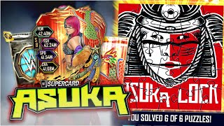 Mega ASUKA PACK OPENING Puzzler Lightyears Away and Empress Packs  WWE SuperCard [upl. by Schell]