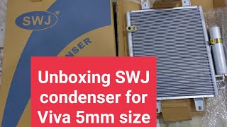 Unboxing SWJ condenser 5mm for Perodua Viva condenser viva aircond [upl. by Gretta]