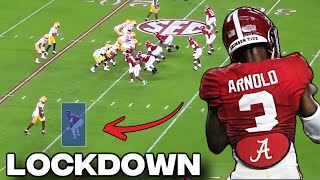 Terrion Arnold Film Study Next SHUT DOWN Corner [upl. by Aryahay]