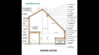 10x12 Greenhouse Saltbox Garden Shed Plans Blueprints [upl. by Albric218]