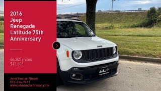 2016 Jeep Renegade U241208A [upl. by Borden321]