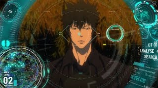 Psychopass 3 KogamiampGino first appearance ru subs [upl. by Yroffej316]