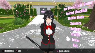 Yandere Simulator 2092 Mode I Title screen [upl. by Bernadette476]