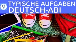 Typische Aufgabenarten in Deutsch Oberstufe amp Abitur  was im DeutschAbi dran kommen kann [upl. by Averell357]