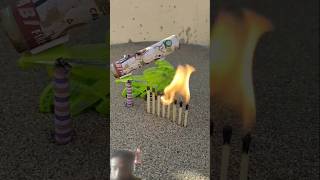 Matchstick Amazing Cracker experiment  Diwali cracker testing 2024 😁🪔shorts crackers😲💥 [upl. by Jessalyn74]