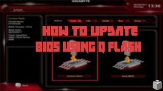 How To Update BIOS Using Q Flash  Gigabyte  Working  Edge Tech [upl. by Nailil952]