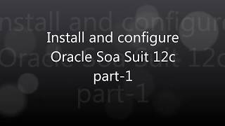 Oracle SOA Suite 12c Installation Part1  Oracle Database 12c Installation [upl. by Goerke]