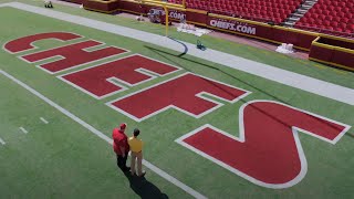 Behind the Scenes Coach Reid Remakes a Classic Snickers Commercial  Kansas City Chiefs [upl. by Sawyer348]