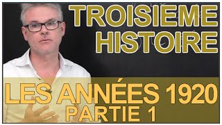 Les années 1920  Partie 1  Histoire  3e  Les Bons Profs [upl. by Nirroc]