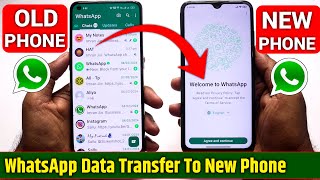 How to transfer WhatsApp Messeges From old to New Phone  Backup WhatsApp Data to new mobile [upl. by Bary760]