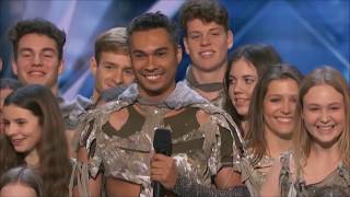 Zurcaroh  Eles surpreendeu os jurados  quotNão somos profissionaisquot Americas Got Talent 2018 [upl. by Llemej436]