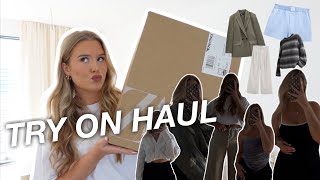 TRYON HAUL ZARA amp NAKD basic summer amp autumn pieces [upl. by Mazman]