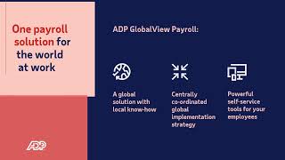 ADP GlobalView Payroll [upl. by Niriam]