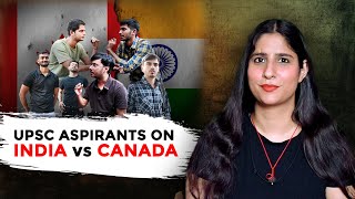 We went to Old Rajendra Nagar spoke with UPSC aspirants about their opinion India Canada relations [upl. by Einahpehs561]