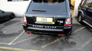 Range Rover TDV8 CKS Sport Exhaust Rear Silencers [upl. by Nnylyt450]