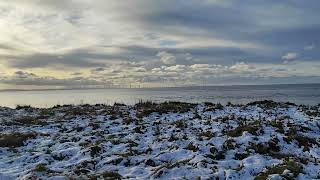 a nice slow day at the Irish sea liverpool seaside winter snow winteriscoming [upl. by Fisoi767]