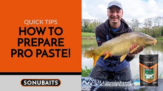 QUICK TIPS  Preparing paste from your favourite groundbaits [upl. by Tebor]