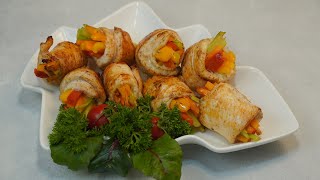 Chicken Roulade and Vegetables  diet chicken roulade [upl. by Afaw427]