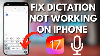 How To Fix Dictation Not Working On iPhone [upl. by Mayhew]