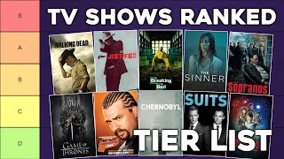 Every TV Show I Have Watched Ranked  Tier List [upl. by Atsirhc]