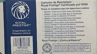 Hágalo en Casa… “Cambio de cartucho filtro FrescaPure 5500 de Royal Prestige” [upl. by Tamer]