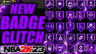 NEW NBA 2K23 INSTANT BADGE GLITCH AFTER PATCH BADGE GLITCH 2K23 NBA 2K23 GLITCH [upl. by Ariamat164]