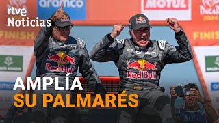 CARLOS SAINZ GANA su 4º DAKAR es el único que lo ha logrado con CUATRO COCHES diferentes [upl. by Ailemaj]