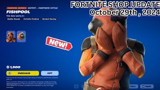 NEW FISHPOOL SKIN Fortnite Item Shop October 29th 2024 Fortnite Chapter 5 [upl. by Veats]