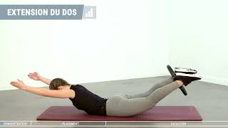 EXERCICE EXTENSION DU DOS 2 avec anneau de pilates [upl. by Hagep]