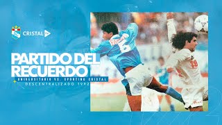 Partido del recuerdo Universitario 02 Sporting Cristal Descentralizado 1992 [upl. by Mcwherter904]