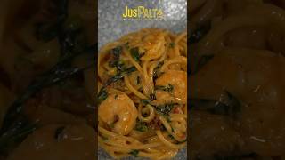 Pasta con camarones es salsa de chipotle receta [upl. by Ayhdiv172]