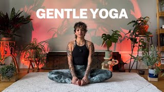 GENTLE YOGA FLOW  30 minute full body stretch to destress [upl. by Ojeillib]