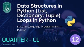 Q1 Class12 Data Structures List Tuple Dictionary and Loops in Python [upl. by Harrus421]