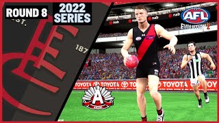 Hurley Returns  Anzac Day  Essendon 2022 Series  Round 8  AFL Evo 2 [upl. by Revned]