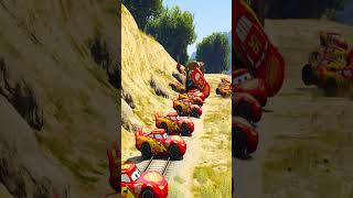 Train vs Car crash in gta5 🥵 short [upl. by Anaibib]