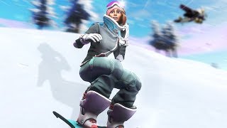 How to Snowboard in fortnite [upl. by Andonis]